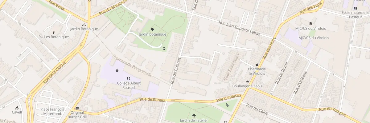 Plan du 104 Rue de Guisnes à Tourcoing