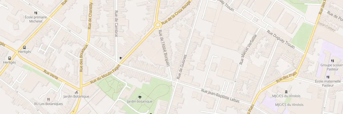 Plan du 165 Rue de Guisnes à Tourcoing