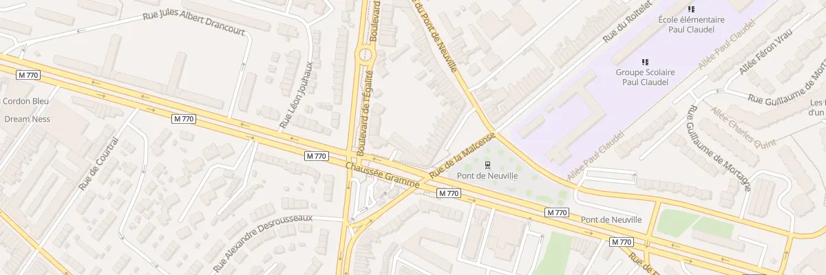 Plan du 409 Rue de la Malcense à Tourcoing