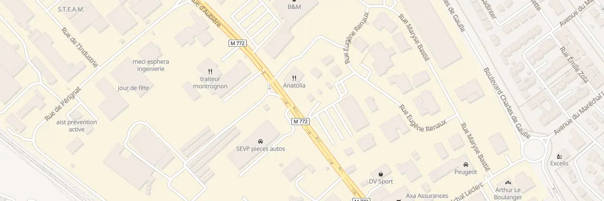 Plan du 75 Av d’Aubière à Cournon-d’Auvergne