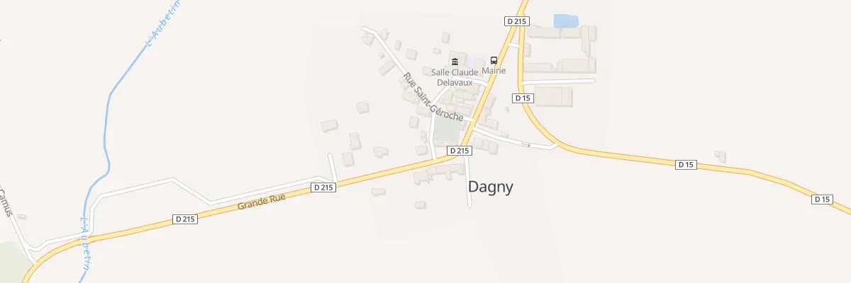Plan du 12 Grande Rue à Dagny