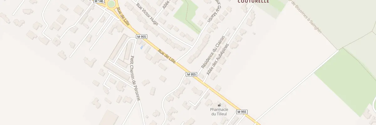 Plan du 2 Rue du Doc Guy Martin à Sainghin-en-Mélantois