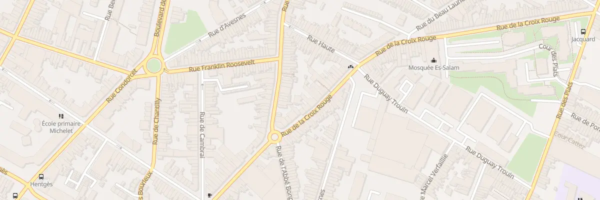Plan du 17 Rue de la Croix Rouge à Tourcoing