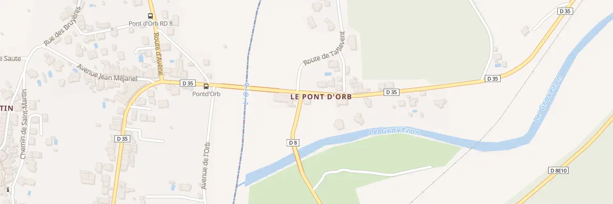 Plan du 5315 Pont d’Orb à Lunas-les-Châteaux