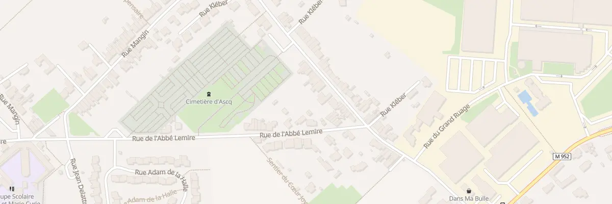 Plan du 66 Rue Kléber à Villeneuve-d’Ascq