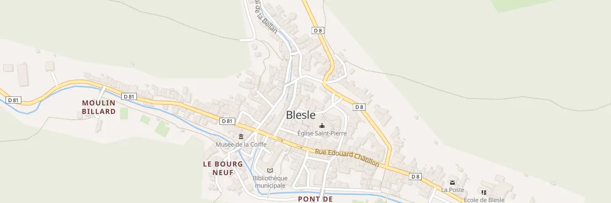 Plan du 5046 Pl de la Mairie à Blesle