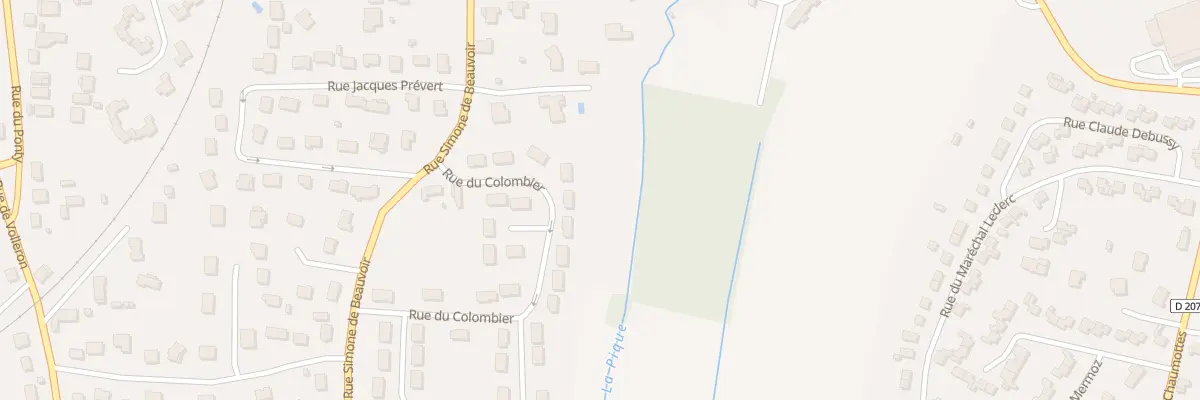 Plan du 9 Rue du Colombier à Coulanges-lès-Nevers