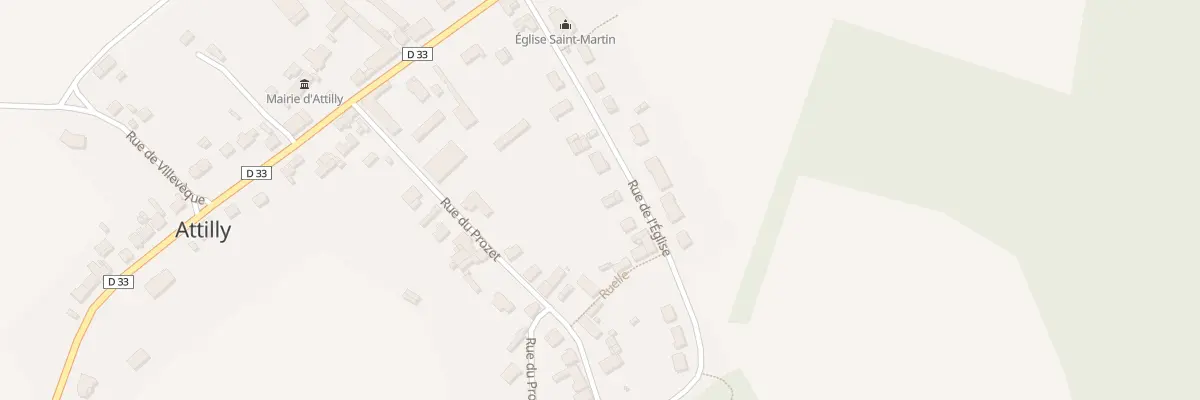 Plan du 8 Rue de l’Eglise à Attilly