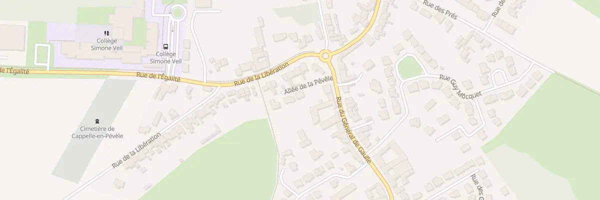 Plan du 2A Rue du Général de Gaulle à Cappelle-en-Pévèle