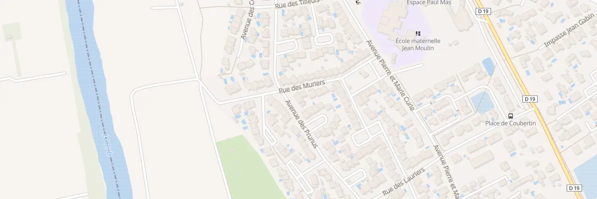 Plan du 9 Rue des Mûriers à Lignan-sur-Orb