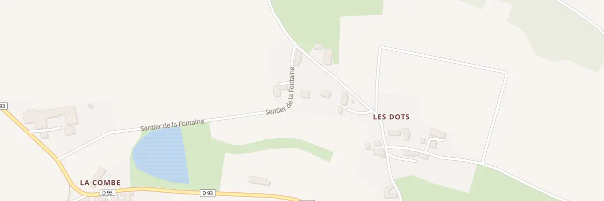Plan du 3 Sen de la Fontaine à Vensat