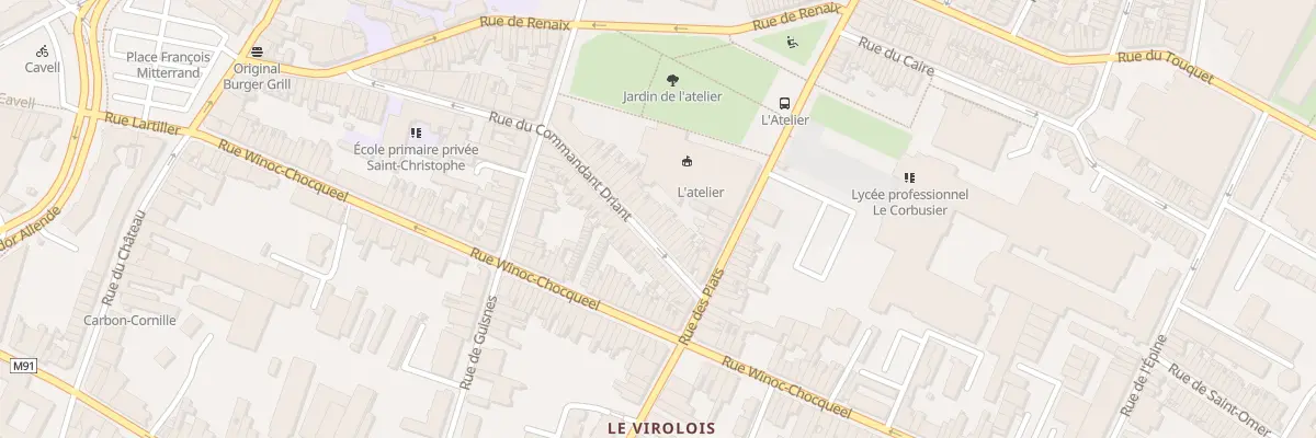 Plan du 69 Rue du Commandant Driant à Tourcoing
