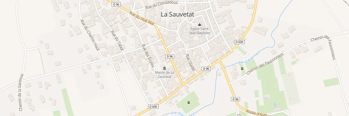 Plan du 15 Rue de la Mairie à La Sauvetat