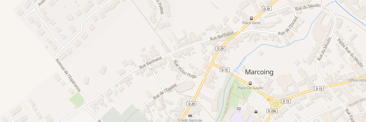 Plan du 4 Rue Victor Hugo à Marcoing