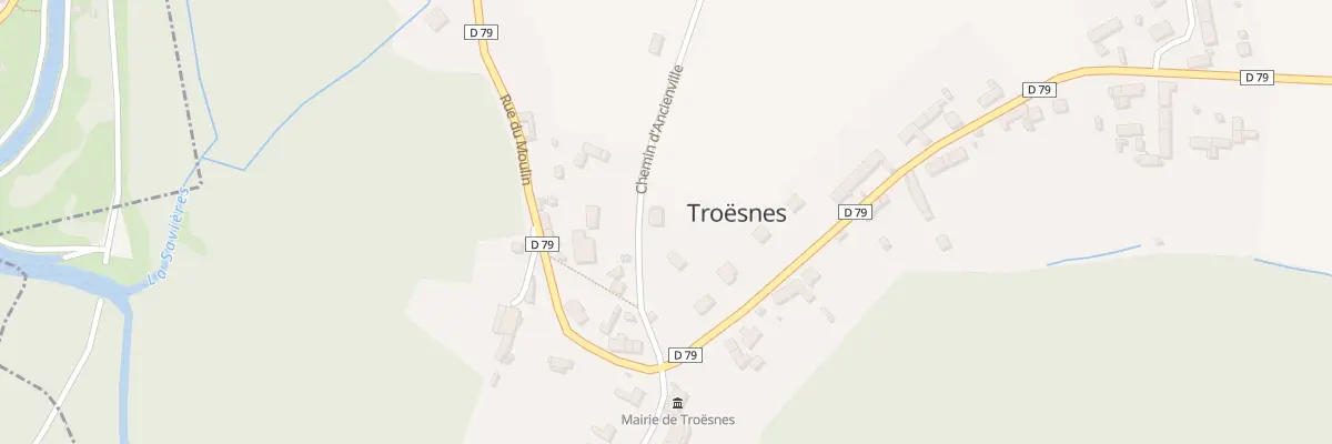 Plan du 6 Che d’Ancienville à Troësnes