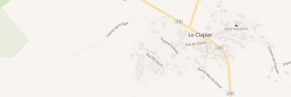 Plan du 5067A Le Clapier au Clapier