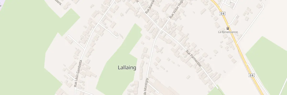 Plan du 84 Rue de Montigny à Lallaing