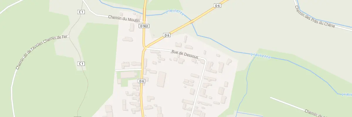 Plan du 2 Rue de Dessous à Manicamp