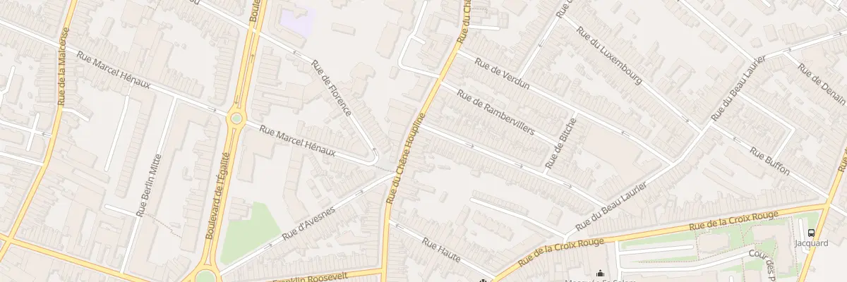 Plan du 86 Rue du Chêne Houpline à Tourcoing