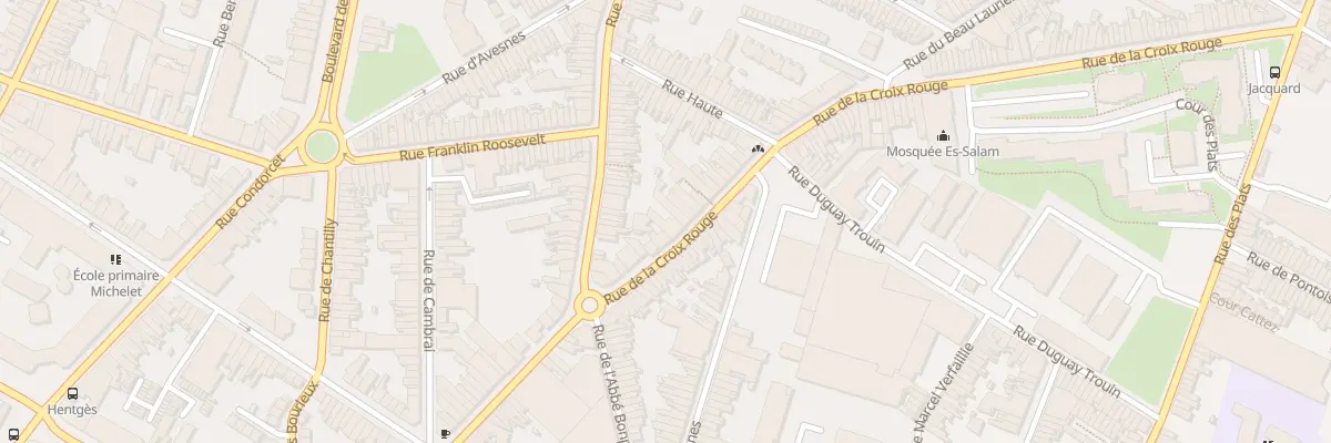 Plan du 21 Rue de la Croix Rouge à Tourcoing