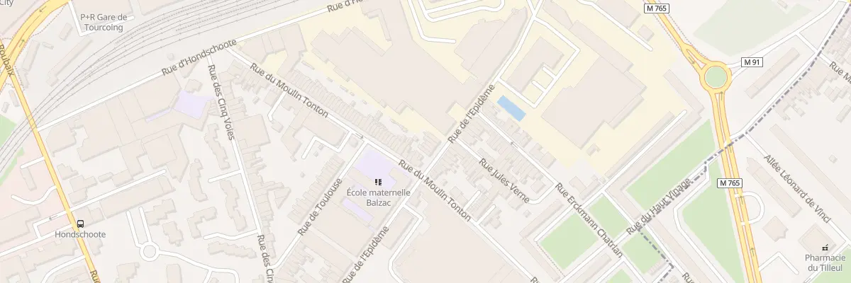 Plan du 45 Rue de l’Epidème à Tourcoing