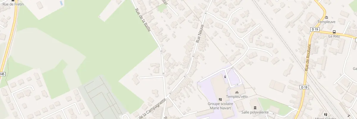 Plan du 81 Rue Neuve à Templeuve-en-Pévèle