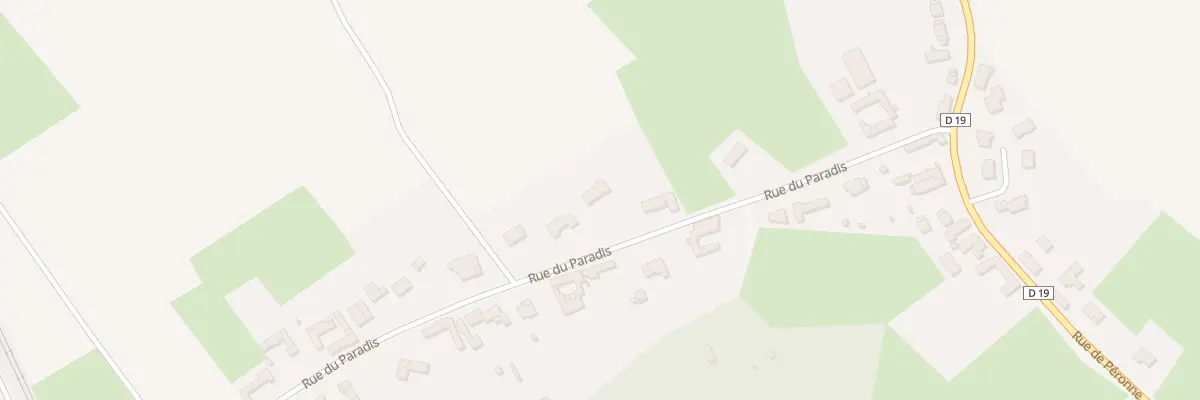 Plan du 10 Rue du Paradis à Templeuve-en-Pévèle