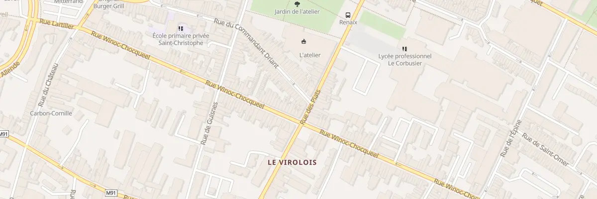 Plan du 76 Rue du Commandant Driant à Tourcoing