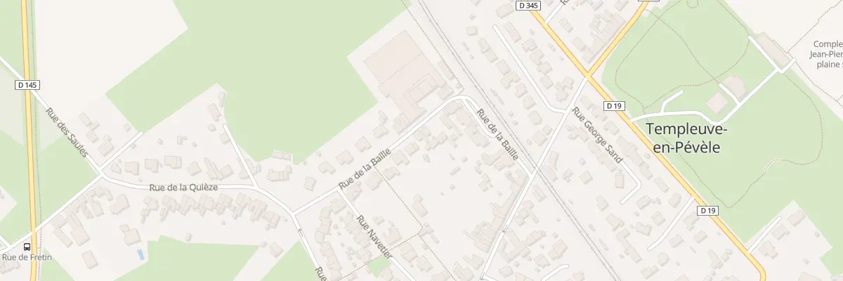 Plan du 60 Rue de la Baille à Templeuve-en-Pévèle