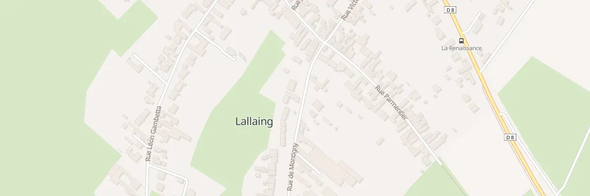 Plan du 98 Rue de Montigny à Lallaing