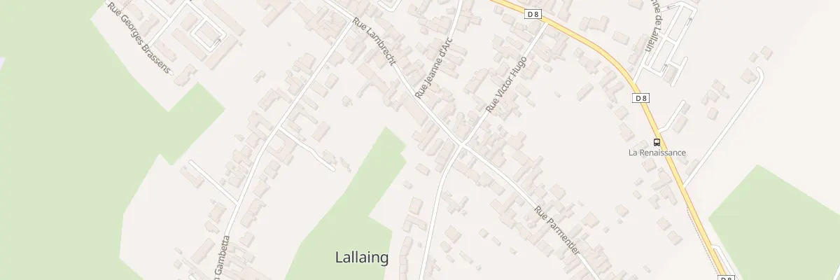 Plan du 70 Rue Lambrecht à Lallaing