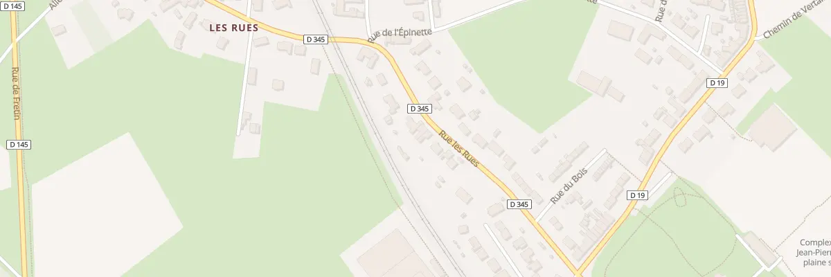 Plan du 9 Rue les Rues à Templeuve-en-Pévèle