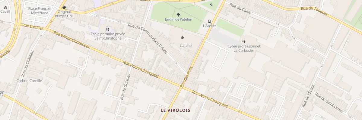 Plan du 79 Rue du Commandant Driant à Tourcoing