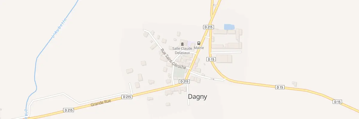 Plan du 1 Pl de l’Eglise à Dagny