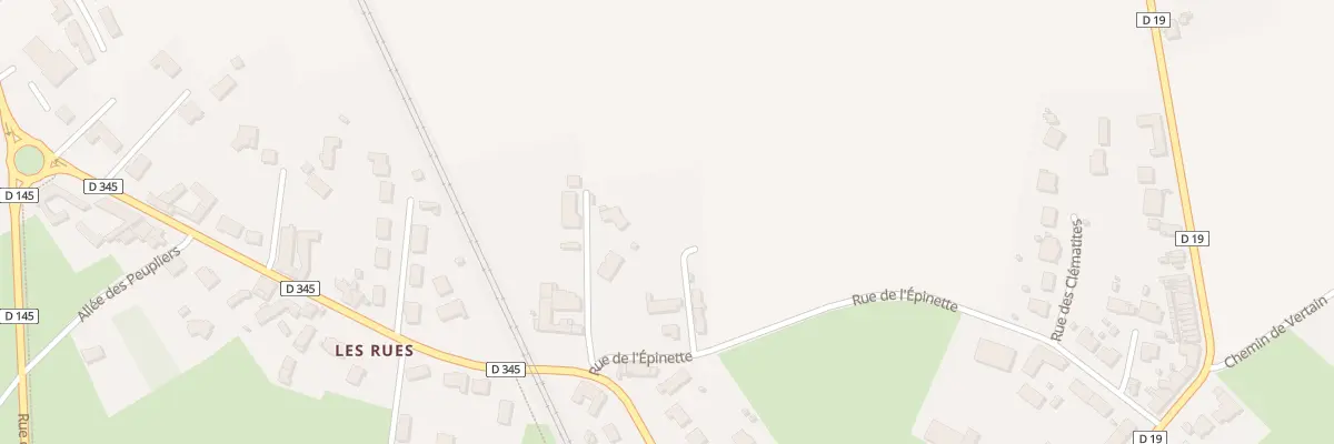 Plan du 1E Che de l’Epinette à Templeuve-en-Pévèle
