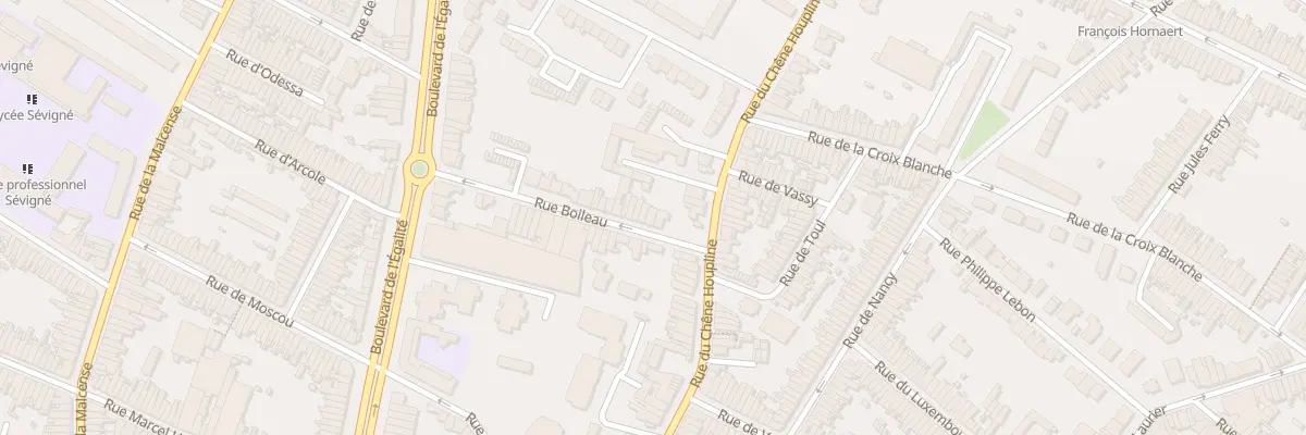 Plan du 45 Rue Boileau à Tourcoing