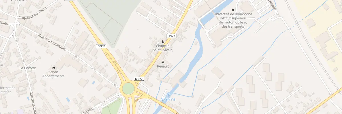 Plan du 23B Rue Melle Bourgeois à Nevers