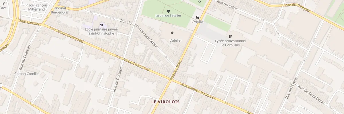 Plan du 83 Rue du Commandant Driant à Tourcoing