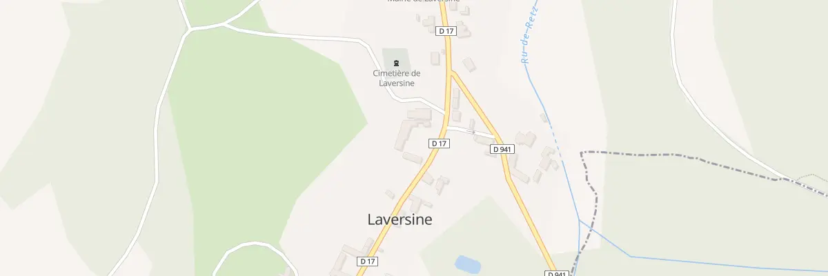 Plan du 17 Rue Principale à Laversine