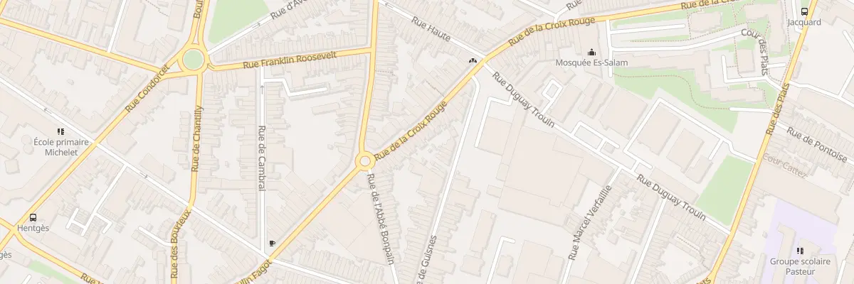 Plan du 24 Rue de la Croix Rouge à Tourcoing