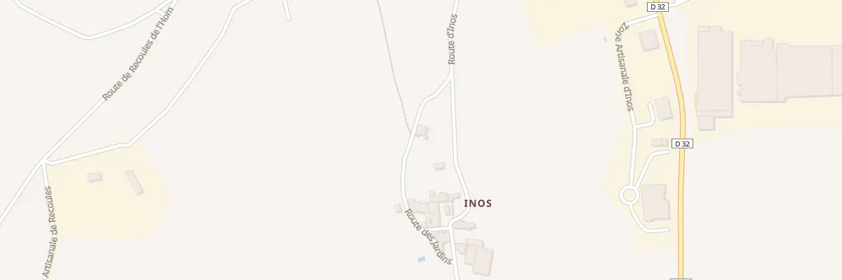 Plan du 5083 Inos à Massegros Causses Gorges