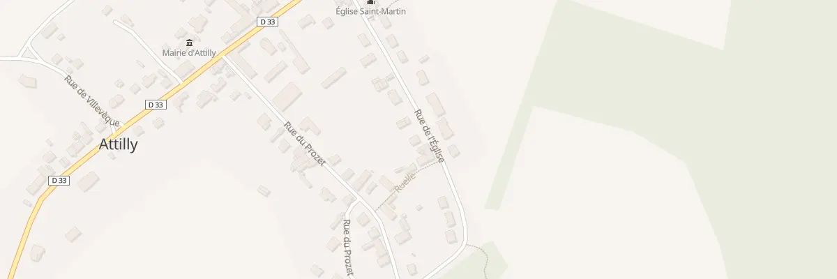 Plan du 10 Rue de l’Eglise à Attilly