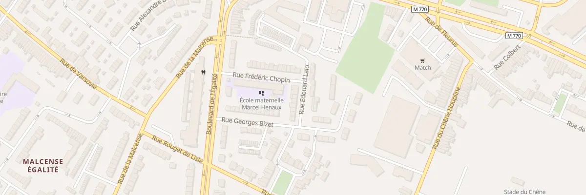 Plan du 11 Rue Edouard Lalo à Tourcoing