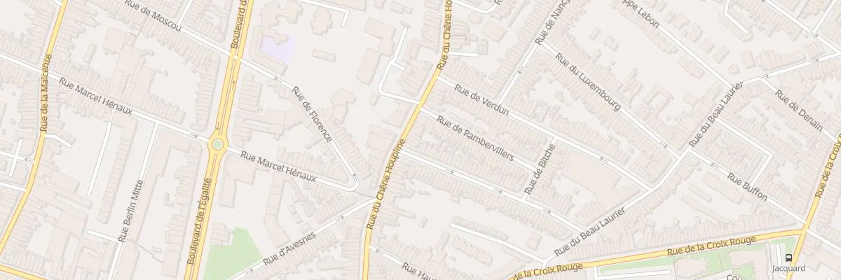 Plan du 96 Rue du Chêne Houpline à Tourcoing