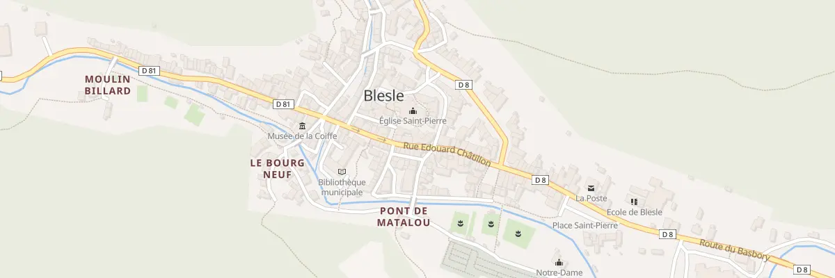 Plan du 5010 Blesle à Blesle