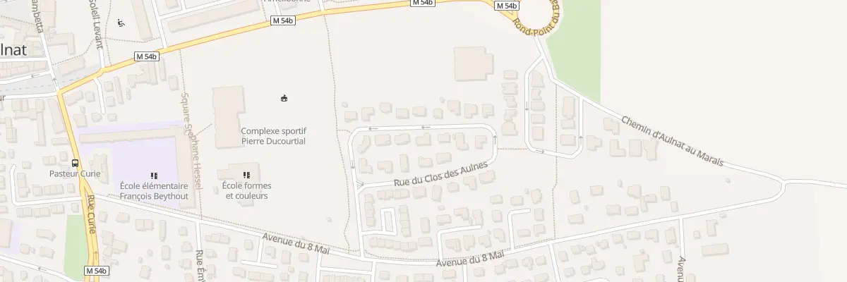Plan du 17 Rue Le Clos des Aulnes à Aulnat