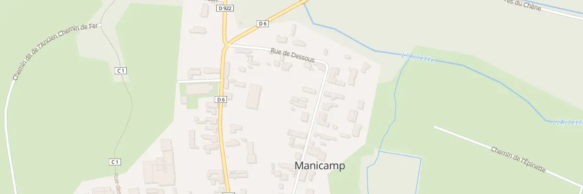 Plan du 8 Rue de Dessous à Manicamp