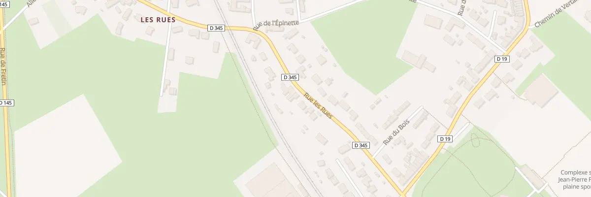 Plan du 7 Rue les Rues à Templeuve-en-Pévèle