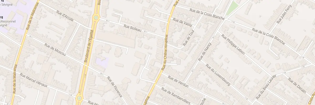 Plan du 123 Rue du Chêne Houpline à Tourcoing