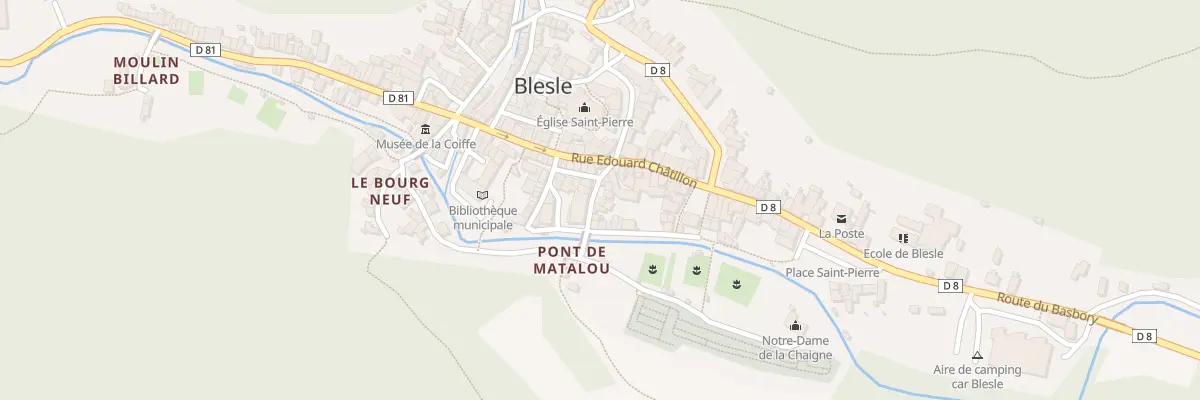 Plan du 5282 Rue du Puits St Joseph à Blesle